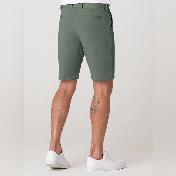 Swet Tailor Men’s The Everyday Chino Short in Olive Green Size 36 NWT - Picture 3 of 9